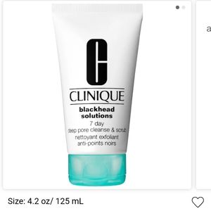 CLINIQUE Blackhead solutions 7 day deep pore cleanse & scrubs 125 ml